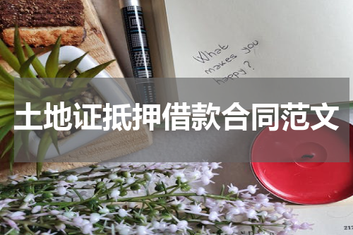 土地证抵押借款合同范文