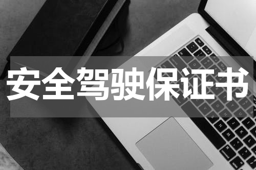 安全驾驶保证书
