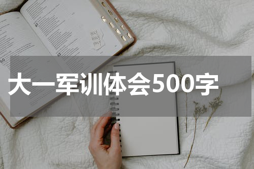 大一军训体会500字