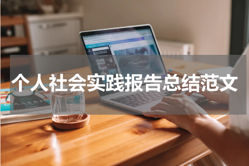 个人社会实践报告总结范文