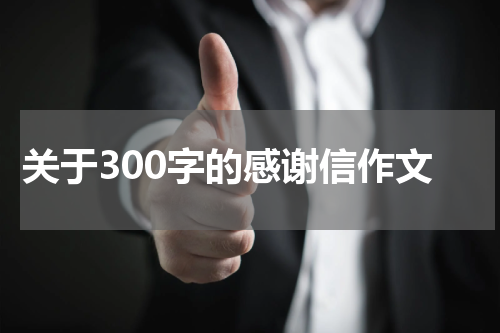 关于300字的感谢信作文