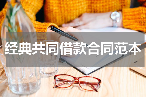 经典共同借款合同范本