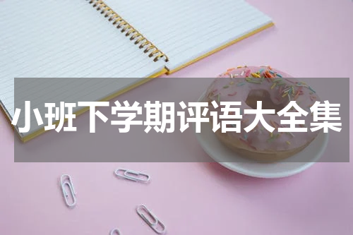 小班下学期评语大全集