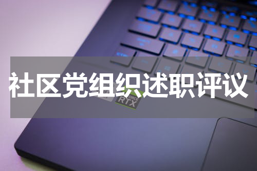 社区党组织述职评议