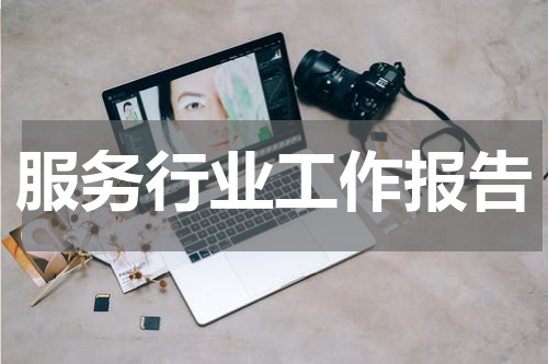 服务行业工作报告