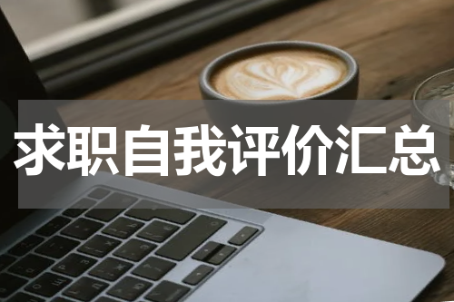 求职自我评价汇总