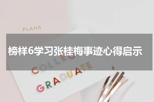 榜样6学习张桂梅事迹心得启示