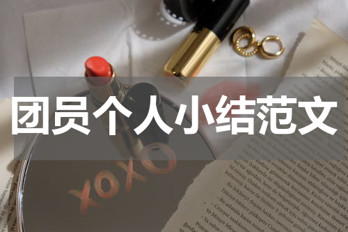 团员个人小结范文