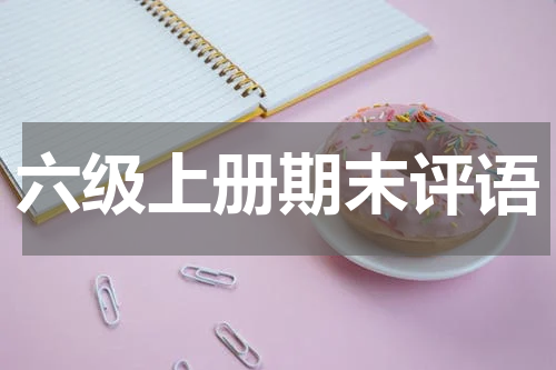 六级上册期末评语