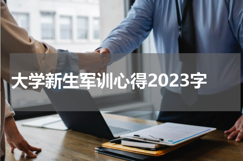 大学新生军训心得2023字