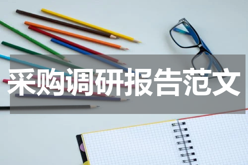 采购调研报告范文