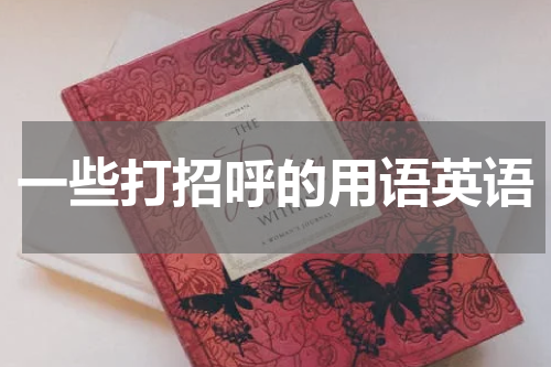 一些打招呼的用语英语