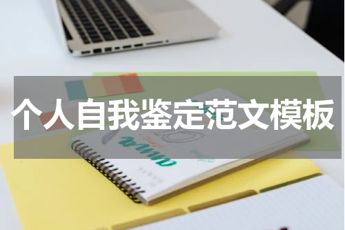 个人自我鉴定范文模板