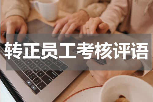 转正员工考核评语