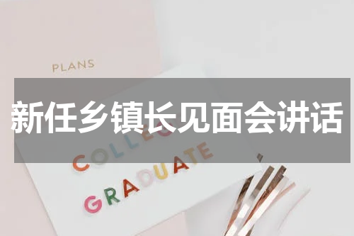 新任乡镇长见面会讲话