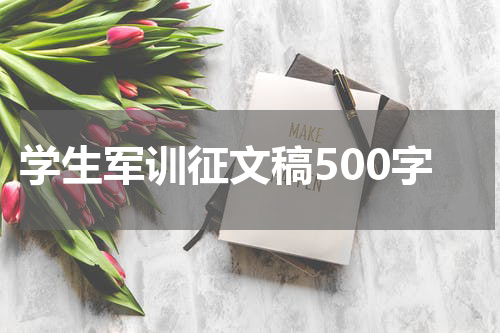 学生军训征文稿500字