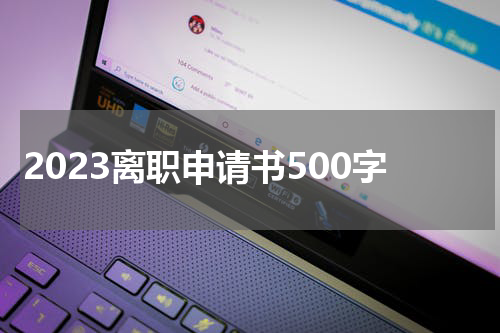 2023离职申请书500字