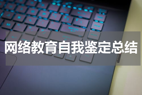网络教育自我鉴定总结