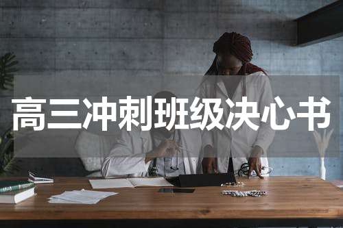 高三冲刺班级决心书