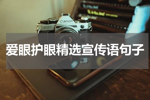 爱眼护眼精选宣传语句子