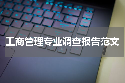 工商管理专业调查报告范文