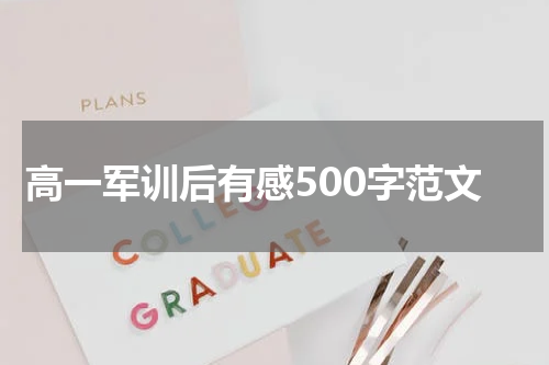高一军训后有感500字范文