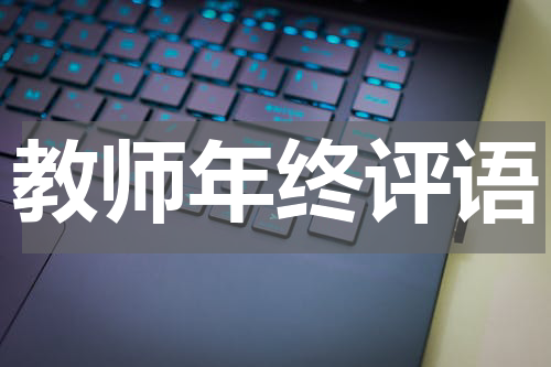 教师年终评语