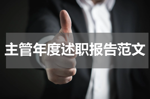 主管年度述职报告范文