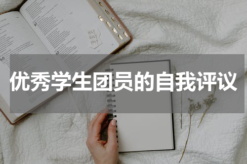 优秀学生团员的自我评议