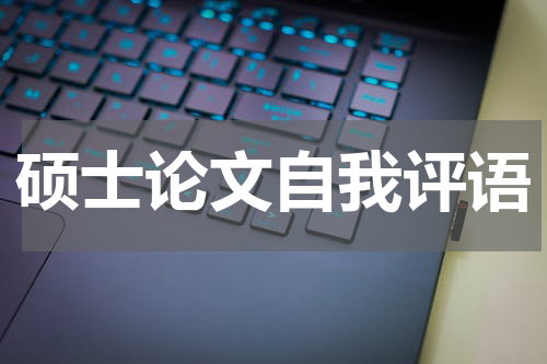 硕士论文自我评语