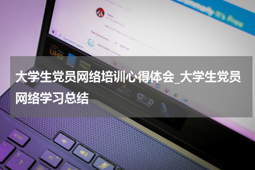 大学生党员网络培训心得体会_大学生党员网络学习总结