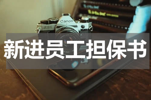 新进员工担保书