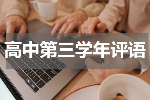 高中第三学年评语