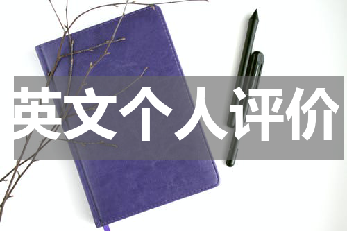 英文个人评价