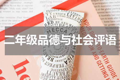 二年级品德与社会评语