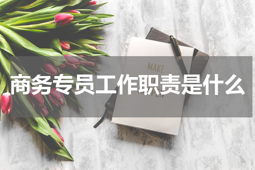 商务专员工作职责是什么