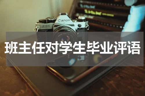 班主任对学生毕业评语