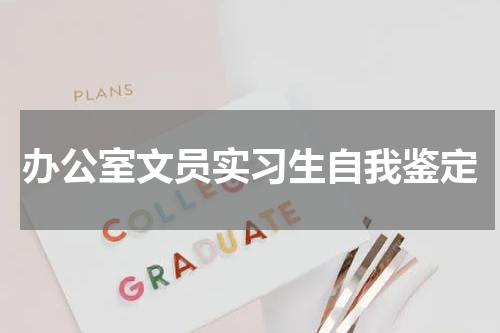 办公室文员实习生自我鉴定