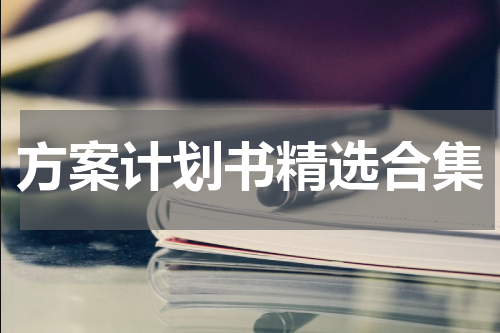 方案计划书精选合集