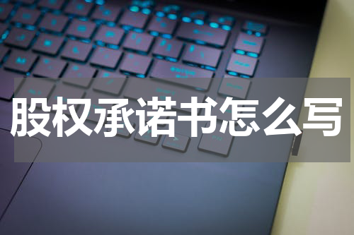 股权承诺书怎么写
