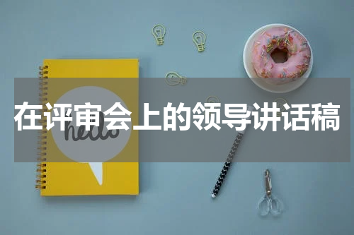 在评审会上的领导讲话稿