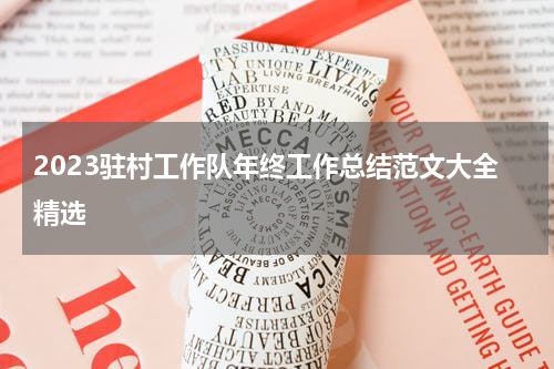 2023驻村工作队年终工作总结范文大全精选