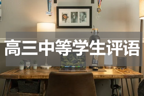 高三中等学生评语