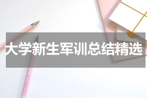 大学新生军训总结精选