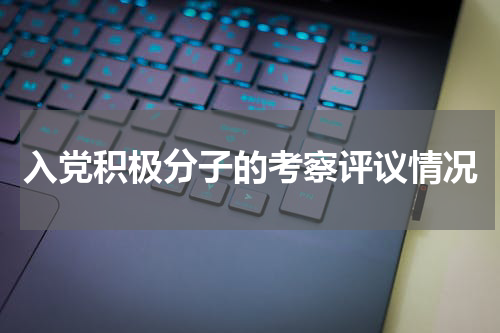 入党积极分子的考察评议情况