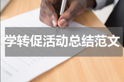 学转促活动总结范文