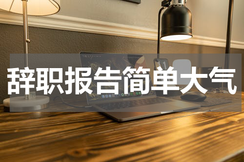 辞职报告简单大气