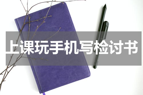 上课玩手机写检讨书