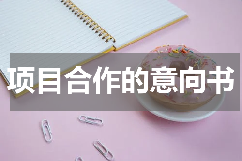 项目合作的意向书