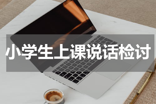 小学生上课说话检讨